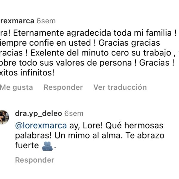 Dra. Yanina De Leo - Testimonio
